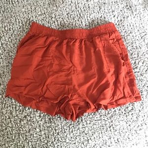 Burnt orange shorts